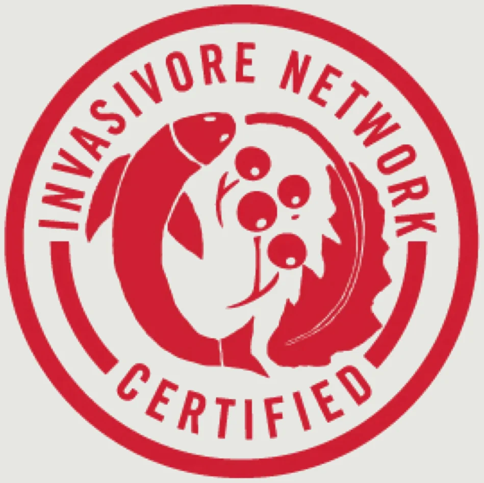 Invasivore Network Certified seal.